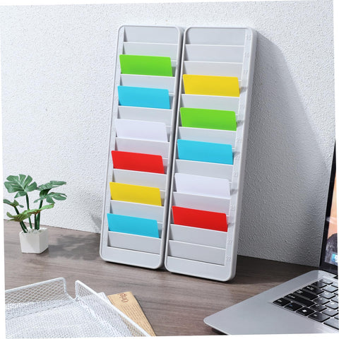 Heavy Duty 28 Slot Guest Room Key And Badge Organizer Rack Featuring Sleek Smart Storage Build For Hotels Motels And Warehouse Crews Providing No Fuss Multi Grid Layout For Quick Access in a modern setting.