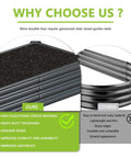 Comparison of Galvanized Raised Garden Bed 8x4x2 Feet Outdoor Planter Box Gray vs standard garden beds highlighting durability.