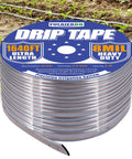 1640 Ft Five Eighth Inch Drip Tape Kit With Six Inch Emitter Spacing, Eight Mil Thick PE Tubing, 0.5 GPH Per Hole, roll on ground