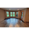 Installed Environ Electric Radiant Floor Heating Roll For Under Carpet Laminate And Wood Floors 120V 15 Sq Ft Easy Cut And Turn