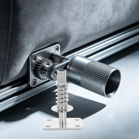 4 Pack Sofa Height Adjustment Hinge Screws For Headrest And Armrest Upgrades Universal Recliner Parts, metal gear close-up