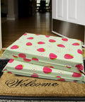 Strawberry Print 12x15.5 Inch Poly Mailers Pack Of 50 Self Sealing Waterproof And Tear Resistant Shipping Bags At Doorstep