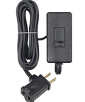 Table Top Plug In Lamp Dimmer Switch Compatible With Dimmable Led Halogen And Incandescent Bulbs Up To 300 Watts Black adapter with cord.