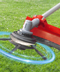 7 Inch Gas Trimmer Head Universal Steel Wire Weed Eater Brush Cutter in action on green grass