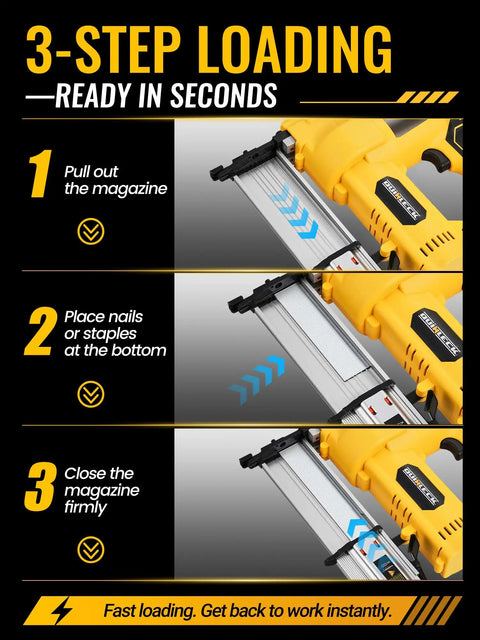 Works Like A Champ This Versatile Cordless Brad Nailer And Staple Gun That Runs Smooth On DeWalt 20V Batteries For Quick Trim Projects And Solid Framing Builds Sold Tool Only