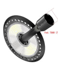 Post Top LED Area Light 150W Outdoor Lamp With 16000 Lumens 500W Equivalent Super Bright Pathway Garden Street Pole Light Fixture Weatherproof Durable Construction For All Climates, top angle view