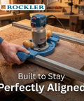 Board Slab Flattening Jig For Router Sled System Easy To Use Durable Tabletop Jig in workshop with Bosch router.