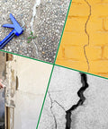 Market Grade Foam Backer Rod For Reliable Gap Sealing And Concrete Crack Filling, Heavy Duty Caulk Saver Joint Rope 1 Inch By 10 Feet in use on various cracks.