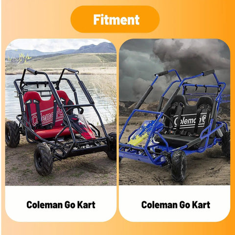 Coleman go kart models showcasing fitment for Go Kart Drive Chain 420 32 Links Replacement For Coleman KT196 CK196 196cc 6.5 HP