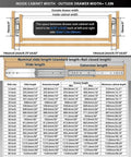 Heavy Duty Side Mount Drawer Slides Pair 52 Inch Full Extension Cabinet Runners size and installation guide diagram.