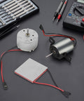 Heat Powered Fireplace Fan Motor Replacement Kit With Metal Construction, Compact Backup Parts For Wood Stove Fans And Electric Fireplaces, Easy Emergency Repair Set For Quick Fixes, with tools