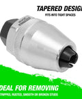 Durable Universal Stud Extractor For Damaged Bolts And Broken Studs, Fits 1/4 To 1/2 Inch Studs, Works On Rusted Bolts And Worn Screws
