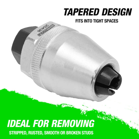Durable Universal Stud Extractor For Damaged Bolts And Broken Studs, Fits 1/4 To 1/2 Inch Studs, Works On Rusted Bolts And Worn Screws
