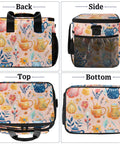 Insulated Picnic Backpack With Built In Lunch Box For Women And Men Go To Lunch Bag For Picnics Beach Work Travel Office Camp floral design