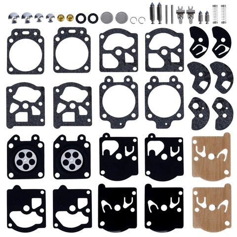 K10-WAT Carburetor Rebuild Kit Pack of 2 for WA WT Series 2-Cycle Chainsaws Trimmers Leaf Blowers Diaphragm Gasket Kit