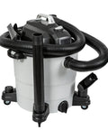 12 Gallon 5 HP Wet Dry Vacuum Cleaner For Home Garage And Job Site with Hose and Accessories, Side View