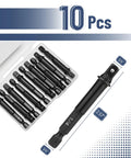 Heavy Duty Impact Square Socket Adapter Set, 10 Piece, 1/4 Inch Square Tip displayed in organized case