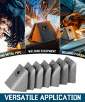 Beefy Weld On Tabs Kit With 12 Pcs 1/4 Turn Fasteners And 1/4-20 Thread, Gauge Steel Mount Plates, 1/8 Inch Thick For Heavy Duty Reinforcement In Metal Processing And Fabrication Projects on welded steel tabs