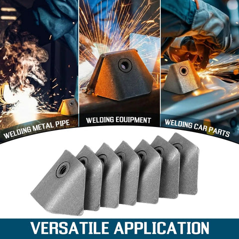 Beefy Weld On Tabs Kit With 12 Pcs 1/4 Turn Fasteners And 1/4-20 Thread, Gauge Steel Mount Plates, 1/8 Inch Thick For Heavy Duty Reinforcement In Metal Processing And Fabrication Projects on welded steel tabs