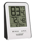 Wireless Indoor And Outdoor Temperature Monitor With Humidity Hi Low Records 12 And 24 Hour Time 330 Ft Transmission Range Outdoor Sensor Reads Down To Minus Forty Fahrenheit Clear Display With Trend Readouts