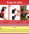 Instructions for using Game Changing Red Smoke Powder Cannon For Gender Reveals And Baby Showers With Authentic Fire Extinguisher Shape.