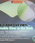 Glow In The Dark Breathing Apparatus First Aid Sign For On Site Workplace Safety 600 X 200 Mm Double Glow Self Adhesive Vinyl