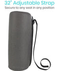 Get Your Back Swayin Cool With This Epic Firm Lumbar Roll Pillow For Pain Relief with adjustable 32" strap for easy securing.
