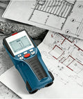 Heavy Duty Handheld Wall Scanner And Stud Detector Real Workhorse Multi Function Finder For Wood Studs Live Wires Steel Bars Water Pipes Plus Bullseye Center Locator Tool on construction blueprints.