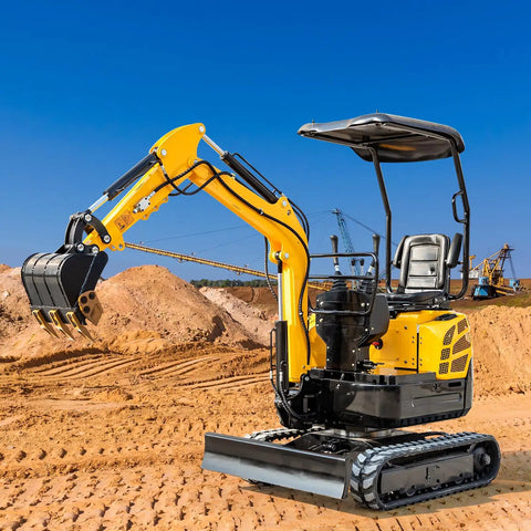 Heavy Duty Mini Excavator Bucket And Backhoe Attachment Fits Your One Point Five Ton Rig Easy Swap Design Straight Up Tough Pins For Dirt Moving And Landscaping Projects Built Boss Grade Solid