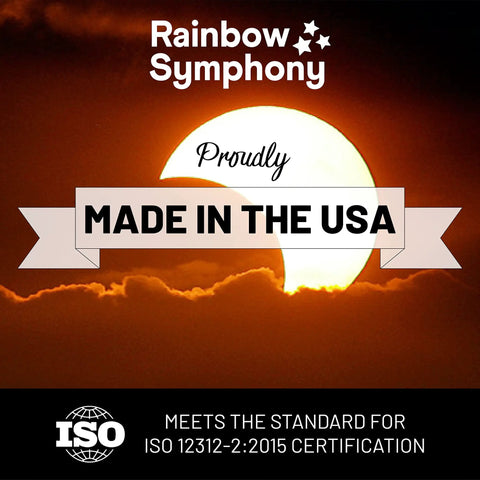 Safe Solar Eclipse Glasses For Direct Sun Viewing CE And ISO Certified Made In USA 100 Pack With A Sharper Orange Sun Image