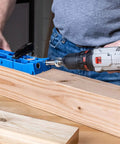 Pocket Hole Jig XL For Thick Lumber And Framing Drills 1.5 To 3.5 Inch Stock Built For 2x4 And 4x4 Builds used on wood.