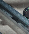 Green Beam Self Leveling Alignment Laser Pro Grade With Plumb And Level Point Projection next to metal beam on floor