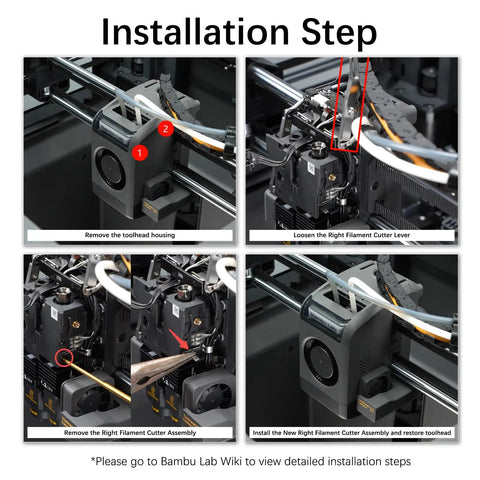 Legit Right Filament Cutter Assembly Oem Replacement Part For X2d Printer Delivers Sweet Multi Color Swapping And Zero Jam Headaches Ups Your 3d Printing Game With Factory Precision That Just Clicks Every Single Time