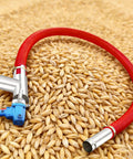 Heavy Duty 1.5m Grain Auger Conveyor With Flexible Hose 2000W High Torque Motor on grain field