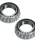 Two Pack Front Outer Wheel Bearings for Infiniti and Nissan 4WD Timken-Grade Replacement Bearings, silver metal bearings