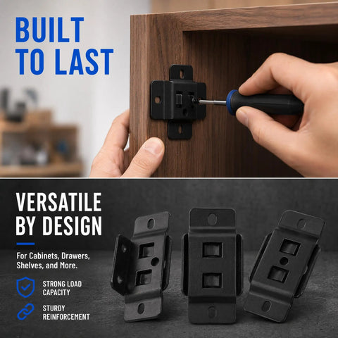 Heavy Duty Stainless Steel Furniture Joint Bracket Kit 30 Pack With Screws Right Angle Corner Braces installation example