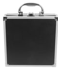 Black Aluminum Alloy Toolbox With Secure Lock And Lightweight Metal Handle Multi Function Parts Organizer Built Tough for daily use.