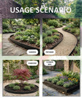 Usage scenarios of Heavy Duty Galvanized Steel Landscape Edging Kit With Six Stakes for garden, pathway, forest, flower bed.