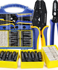 All-In-One Solar Crimping Tool Kit With Stripper And Spanners, 20 Pairs MC4 Connectors For PV Cable Installation, organizer case