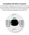 Back view wiring of Nest Thermostat Smart WiFi Programmable Thermostat For Home Energy Savings ENERGY STAR Certified
