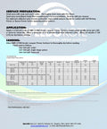 Instruction manual page for Gray Acrylic Lacquer Primer 2 Gallon Kit With Medium Speed Reducer showing application steps.