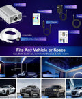 Starlight Headliner Kit For Car And Home Room Dope Fiber Optic Setup With 800 Strands including light engine and accessories