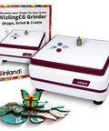 Pro Grade Glass Grinder For Stained Glass, Edging, Grinding, Shaping, And Drilling, Includes Diamond Grinding Bit, 115V