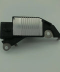 Straight Up Premium Heavy Duty GMA 03 2 Voltage Regulator side view showing smooth aluminum and black plastic design for alternator repair.