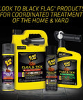 Black Flag Flea And Tick Killer Concentrate For Yard Control Ready To Spray 32 Ounces With Quickflip Hose End Sprayer