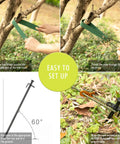 Tree Stake Kit With 3 Steel Stakes 11.8 Inches 15.75 Inch Straps And 13.12 Foot Ropes Anti Wind Anchor setup steps