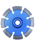 4 Inch Diamond Crack Chaser Grinding Wheel With 0.375 Inch Thick Segments For Concrete Crack Repair And Mortar Joint Raking