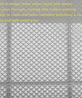 Close-up of Drainage Floor Mat 3x13 Ft Non Slip Mesh Floor Cover For Wet Areas Pool Garage Patio Garden Restaurant Industrial Use.
