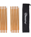 Two Pack Tent Pole Repair Kit And Replacement Poles For Camping And Hiking Aluminum Alloy 7001 T6 Adjustable Splint Support Easy Assembly