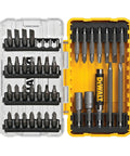 37-Piece Screwdriver Bit Set With Phillips And Slotted Bits, Power Bits, Square Recess Bits, Double Ended Phillips in case